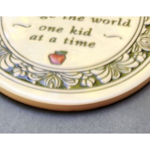 Teacher’s Plaque By Trinity Pottery Of Wisconsin - Picture 12 of 12